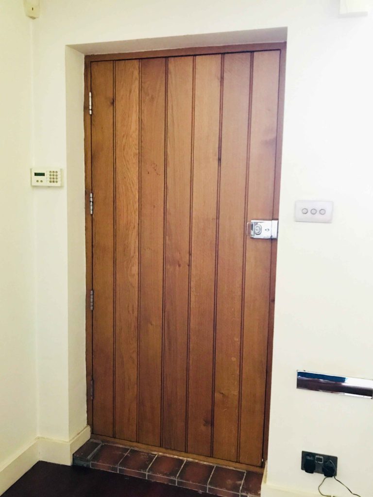 Bespoke Handmade Oak Front Door