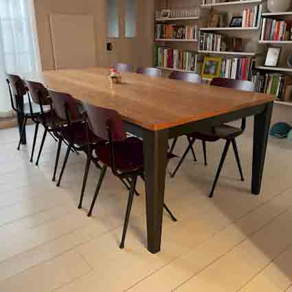 Cherry & Stained Ash Dining Table